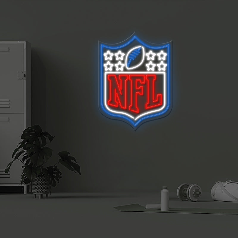 NFL Led Neon Sign Boys Gift Sign Man Cave Decor Light