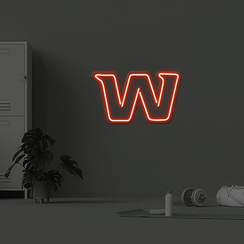 NFL Washington Commanders Led Neon Sign Man Gift