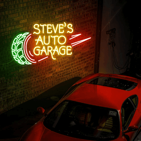 Personalized Garage Name Neon Sign Led Garage Neon Sign