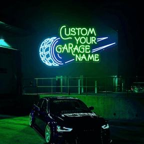 Personalized Garage Name Neon Sign Led Garage Neon Sign