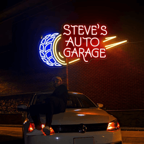 Personalized Garage Name Neon Sign Led Garage Neon Sign