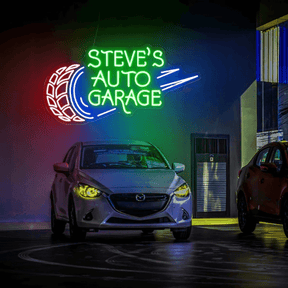 Personalized Garage Name Neon Sign Led Garage Neon Sign