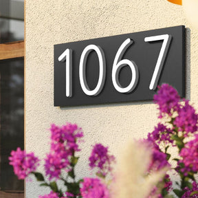 Personalized House Number Plaque Custom Address Plaque