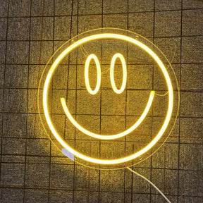 Smiley Face Neon Sign Home Shop Decor Neon Signs