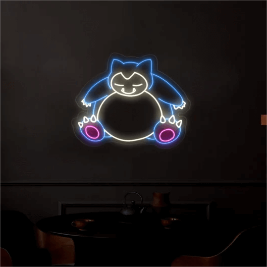 Snorlax Pokemon LED Neon Sign Anime Neon Sign