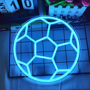 Soccer Neon Sign for Home Decor