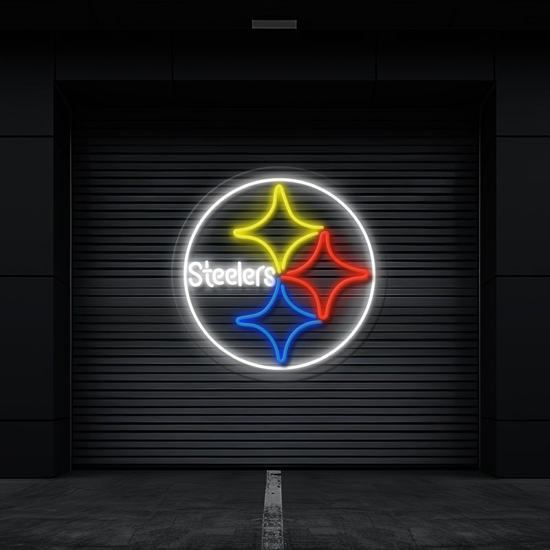 Steelers Led Neon Sign Light Man Cave Decor Sign Light
