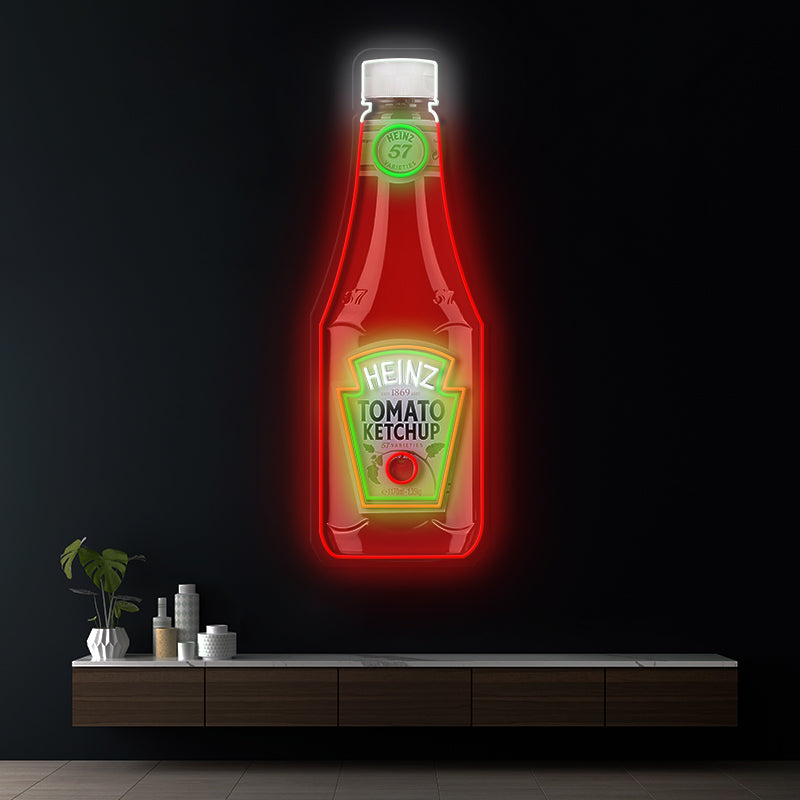Retro Ketchup LED Neon Sign