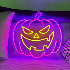 Halloween Pumpkin Led Neon Sign Light