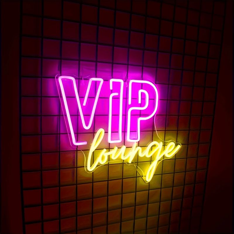 VIP Lounge Neon Sign Custom Led Neon Sign