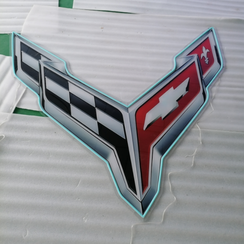 Corvette Led  Neon Sign Man Cave Neon Sign