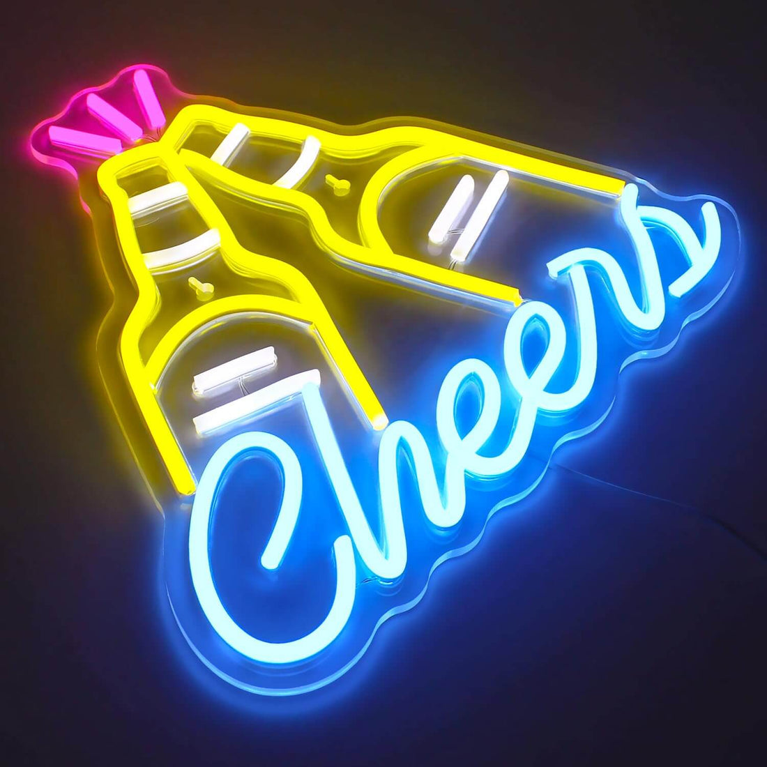 Beer Glass Led Sign LED Beer Neon Sign Led Light up for Wall Art