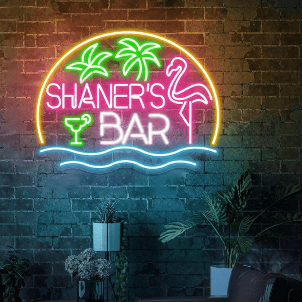 Flamingo Led Neon LED Sign Custom Name Pool Bar Neon Sign