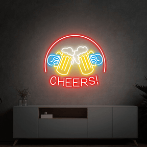 Beer Cheers Neon Signs Lights Bar Art Wall Decor