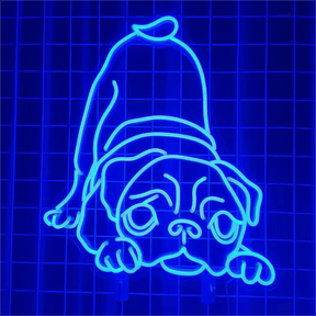 Pug Dog Led Neon Sign