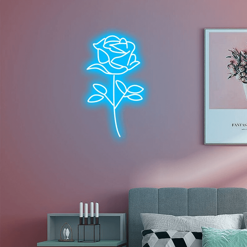 Rose Flower Led Neon Sign