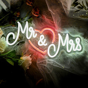 Mr&Mrs Love Neon Sign