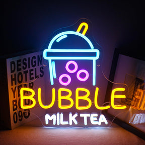 Bubble Milk Tea Neon Signs