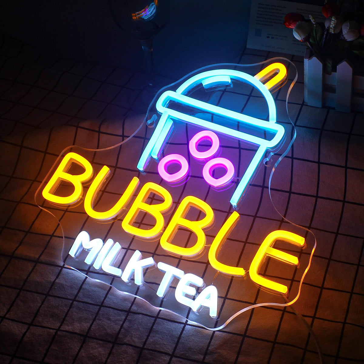 Bubble Milk Tea Neon Signs