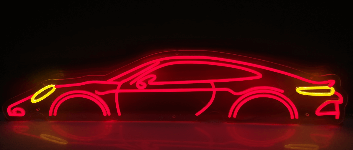 Car Led Neon Sign Man Cave Decor Sign Unique Festival Gift