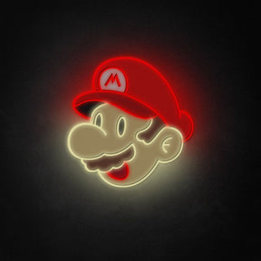 Mario Neon Sign Cartoon Neon Sign Wall Decor Art