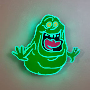 Ghostbusters Slimer Sign Led Sign for Gaming Room Wall Decor