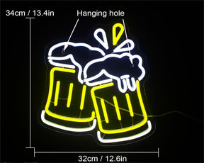 Beer Cheers Neon Sign