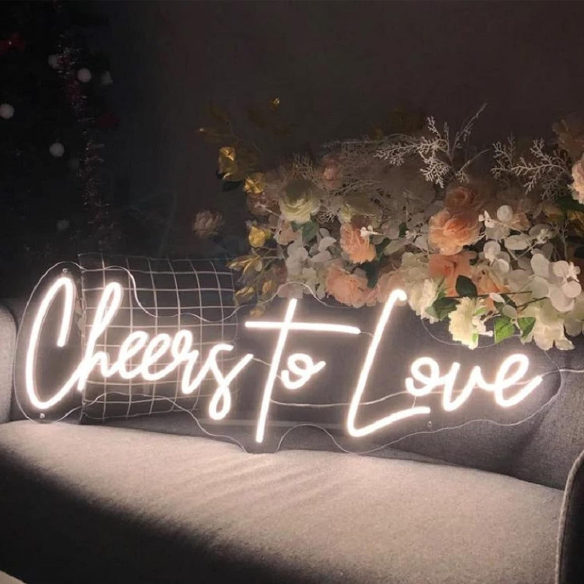 Cheers to Love Neon Sign