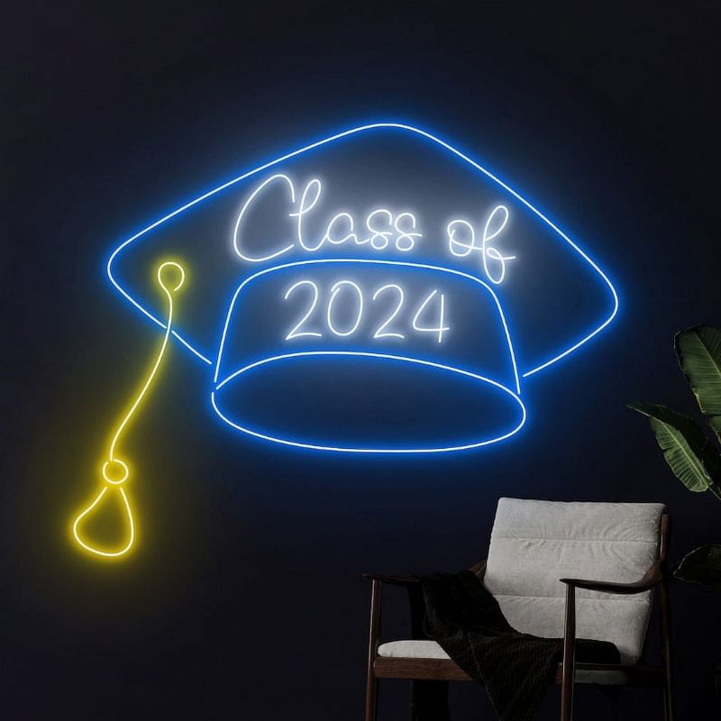 Class Of 2024 Led Neon Sign Graduation Gifts