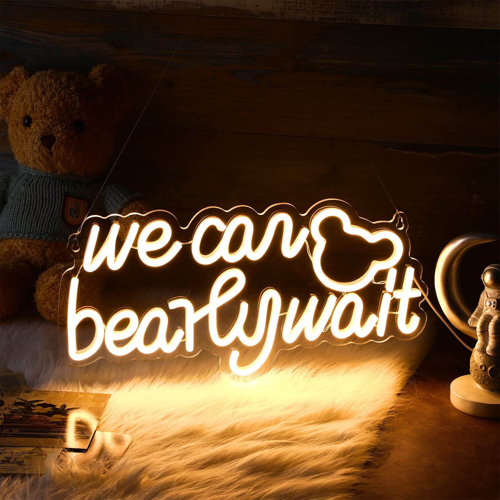 We Can Bearly Wait Neon Sign