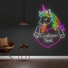 Personalized Unicorn LED Neon Sign Wall&Party Decor