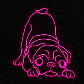 Pug Dog Led Neon Sign