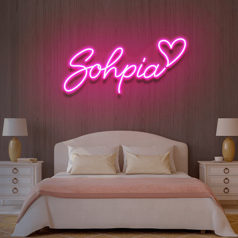 Custom Name Led Neon Sign Wedding Neon Sign Gift