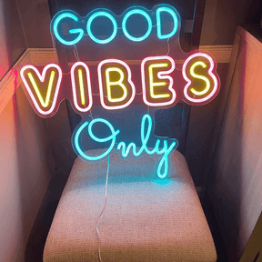 Good Vibes Only Neon Sign Wall Decor Art Sign