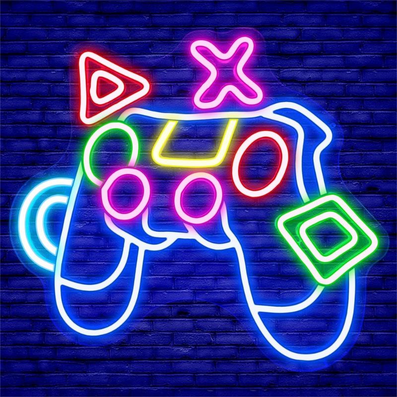 Game Controller Neon Sign Led Neon Sign for Wall Decor