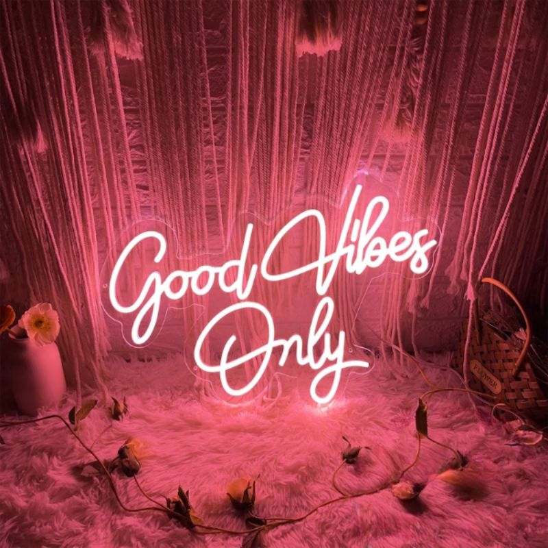 Good Vibes Only Neon Sign Home Decor Neon Sign