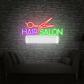 Barber Salon Neon Sign for Wall Decor