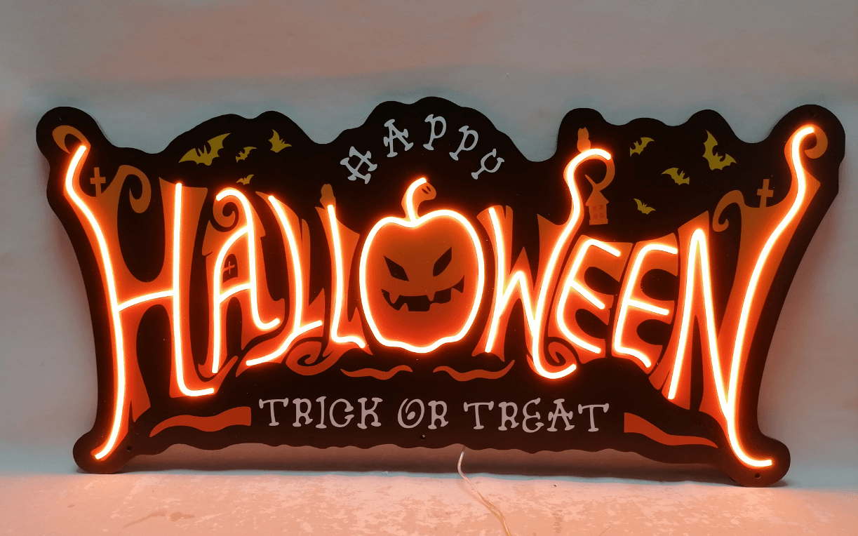 Happy Halloween Led Neon Sign Party Decor Sign