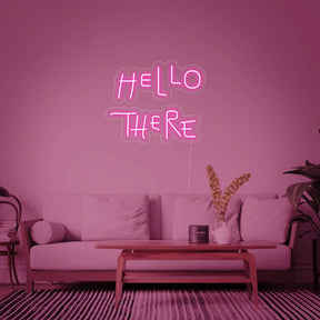 Hello There Neon Sign Wall Decor Art Sign