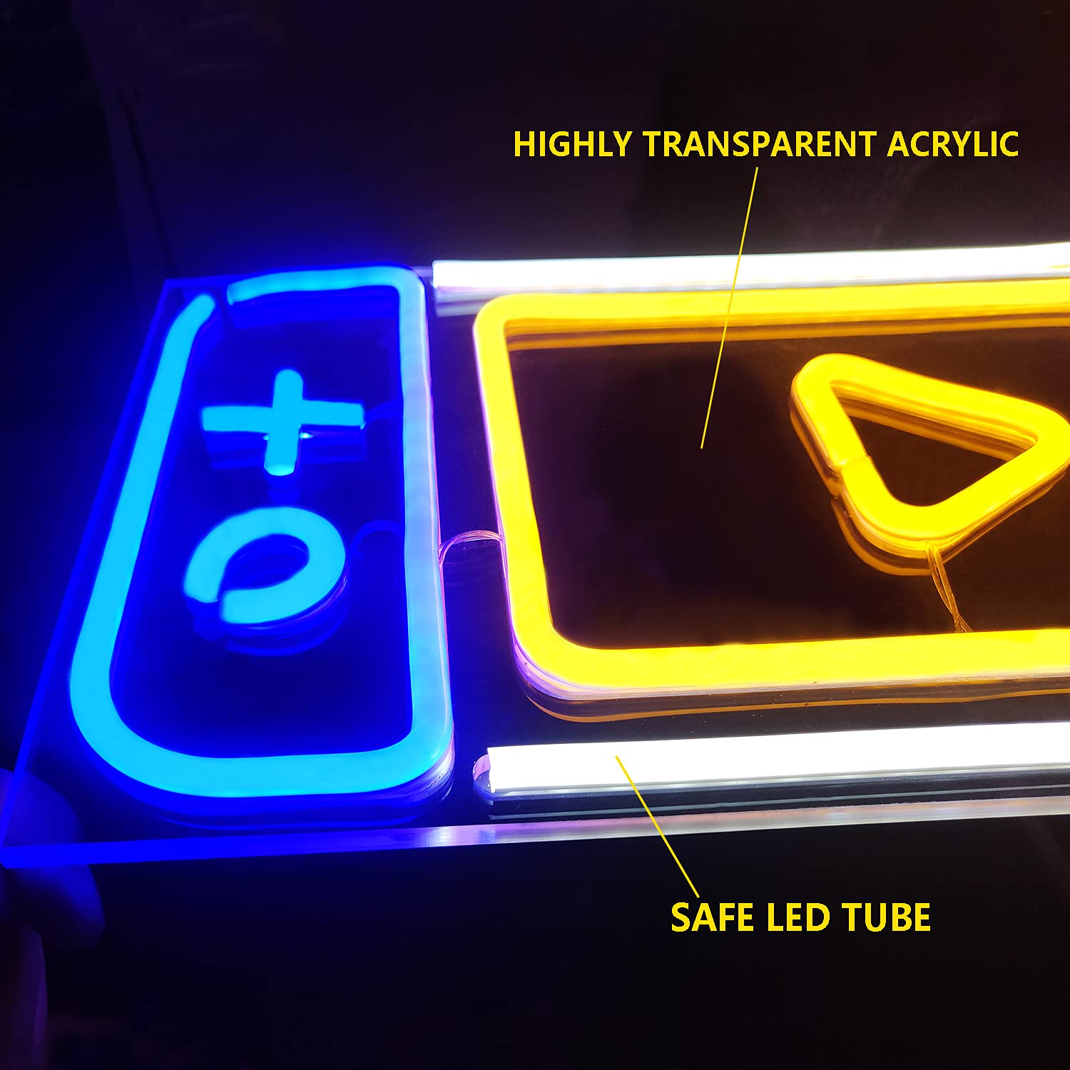 Game Switch Neon Sign For Gaming Room Decor