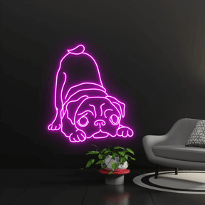 Pug Dog Led Neon Sign