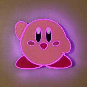 Kirby Cartoon Led Neon Sign Kids Room Wall Decor Sign