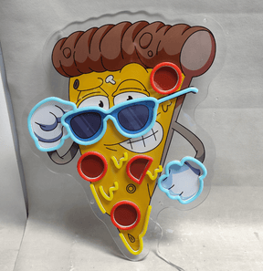 Cool Cartoon Pizza Custom Led Neon Signs for Wall Decor