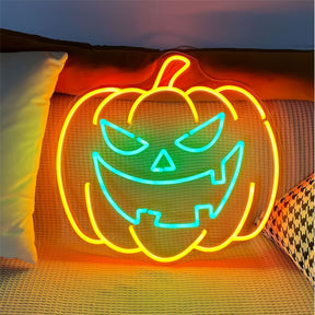 Halloween Pumpkin Led Neon Sign Light