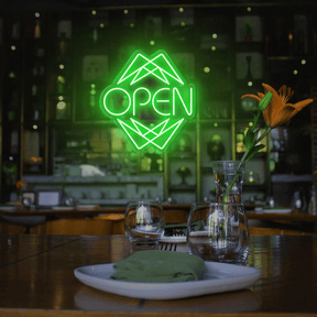 Neon LED Open Sign for Business Shop Decor