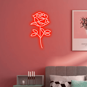 Rose Flower Led Neon Sign