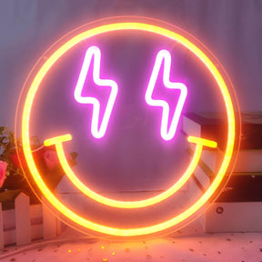 Smile Neon Sign for Shop&Home Decor