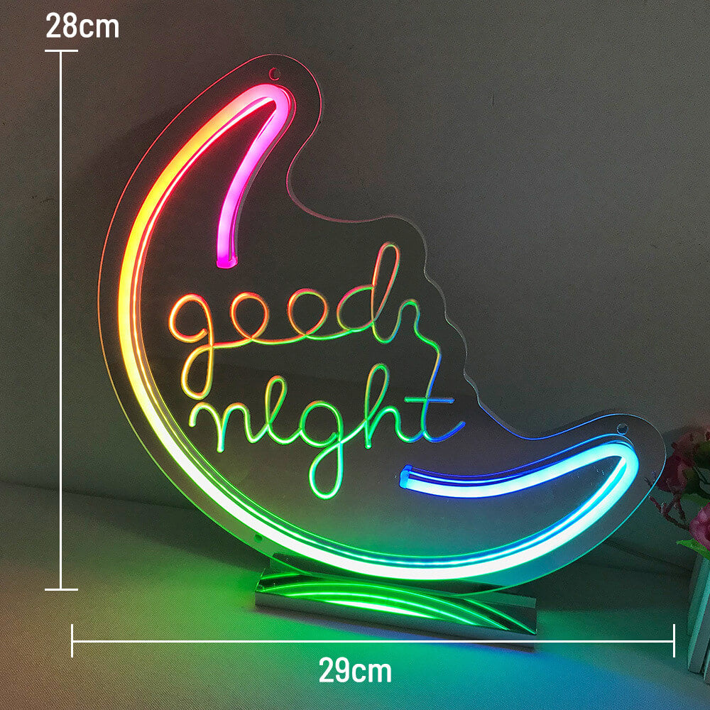 Mirror Neon Sign for Home&Shop Decor