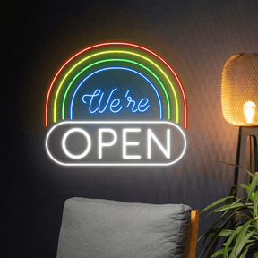 We Are Open LED Neon Sign Shop Decor Neon Sign