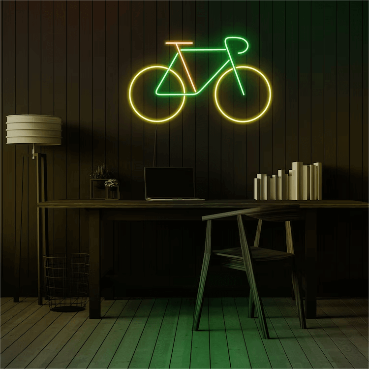 Bike Neon Sign LED Wall Decor Sign